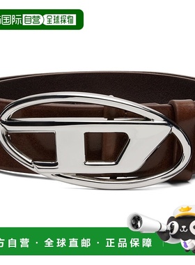 香港直邮Diesel 迪赛 女士 棕色 B-1DR W X08727PR666 皮带腰带