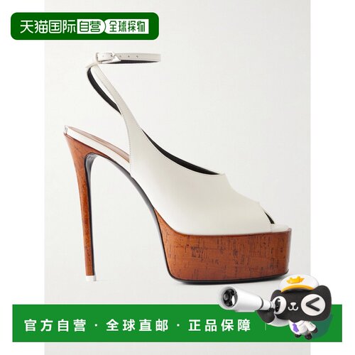 香港直邮The Attico 女士 Ornella 140 皮质防水台浅口鞋 260WSH0
