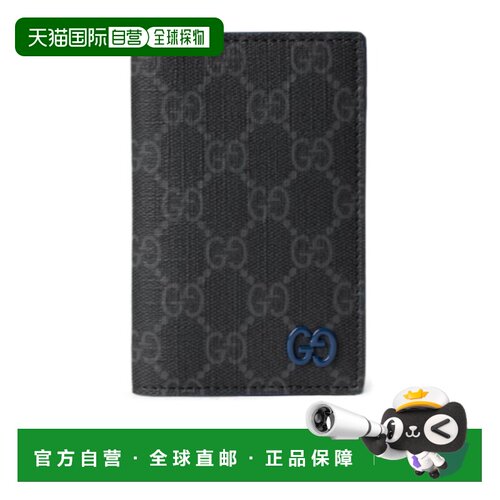 香港直邮Gucci 蓝色内衬 GG 长款卡片夹 768249FACQC卡包