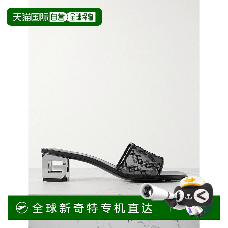 香港直邮Givenchy 纪梵希 女士 高跟鞋 BE3082E2BK银色穆勒鞋凉拖