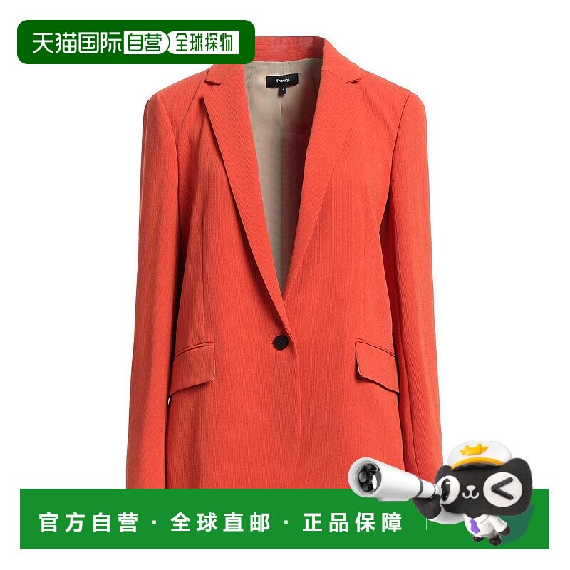 香港直邮THEORY 希尔瑞 女士 西装外套 orange橙色 舒适时尚