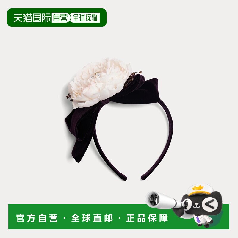 自营欧洲直邮Bonpoint小樱桃 Garmia女婴花朵装饰发箍发饰头饰