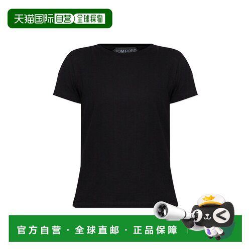 1h可退 欧洲直邮TOM FORD 女士T恤 TSJ629JEX180NAA SS2026 黑色