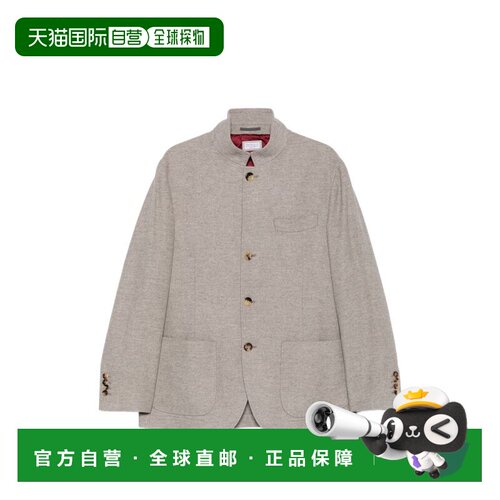 香港直邮Brunello Cucinelli 布内罗 古奇拉利 男士 灰色夹克 MT4