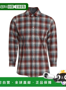 香港直邮Maison Margiela 格纹长袖衬衫 S67FP0028S78038