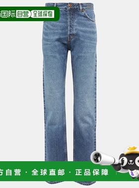 1h可退 香港直邮Chloe 蔻依 女士 中腰直筒牛仔裤 000767