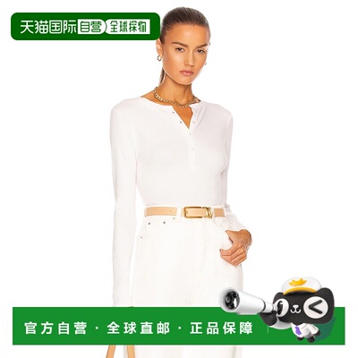 1h可退 香港直邮NILI LOTAN 女士 Jordan 亨利领T恤 11304K65