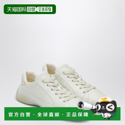 1h可退 香港直邮Prada 普拉达 女士 软羊皮运动鞋(米白色) 1E942N