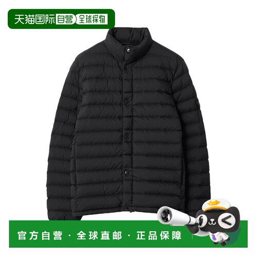 欧洲直邮Burberry Men Nylon Puffer Jacket Black