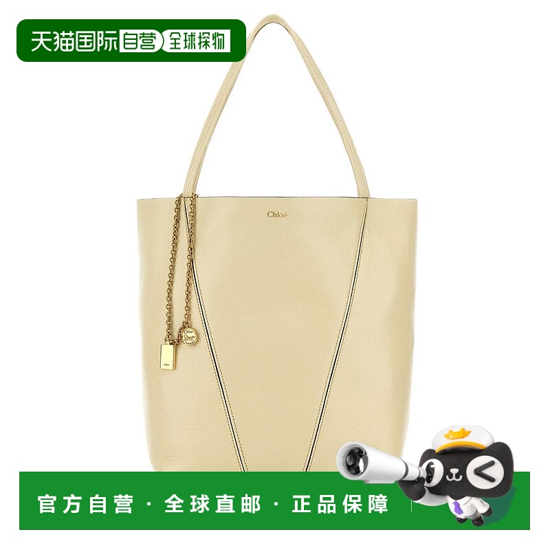 香港直邮Chloe 蔻依 女士 Spin Charm 細節托特包 CHC25SS811N84