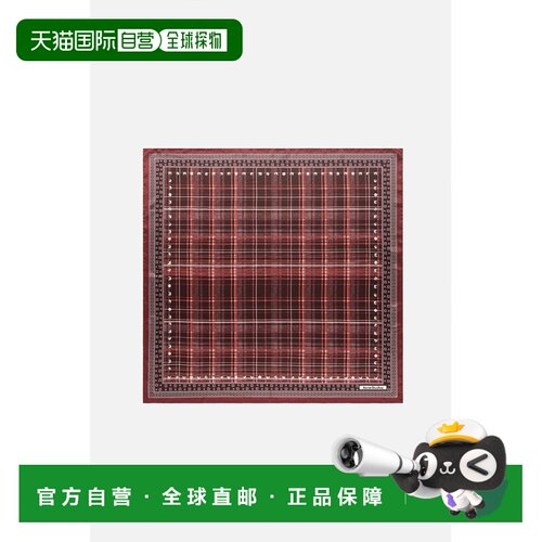 欧洲直邮ACNE STUDIOS(艾克妮) Foulard en soie à damier