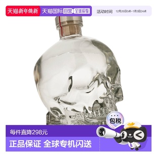 欧洲直邮Crystal 口感清淡 Head水晶头伏特加酒40%1000ml礼盒装