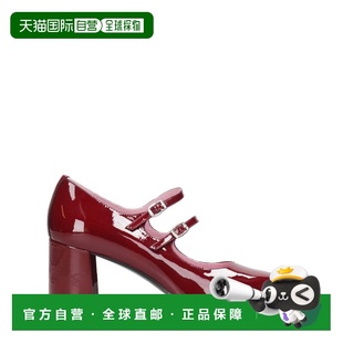 1h可退 香港直邮Carel 女士 巴黎鞋跟酒红高跟鞋 ALICE74