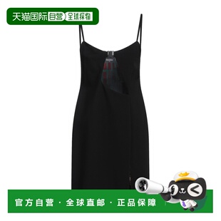 二次方 舒适时尚 女士 black黑色 中长连衣裙 香港直邮Dsquared2