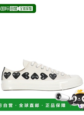 香港直邮COMME DES GARÇONS PLAY X CONVERSE 圆头低帮板鞋 P1K12