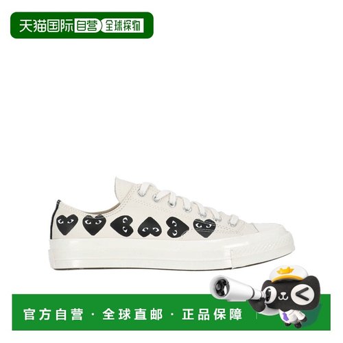 香港直邮COMME DES GARÇONS PLAY X CONVERSE 圆头低帮板鞋 P1K12
