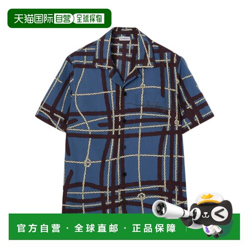 Burberry 打结格纹衬衫 81277351 【付后1h可退】