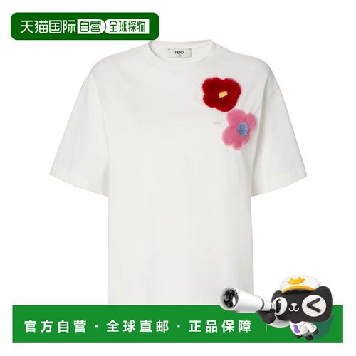 欧洲直邮FENDI 女士T恤 FS9776AOUHF0ZNM