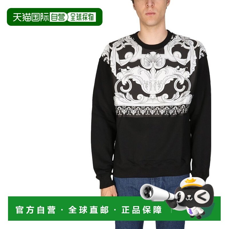 香港直邮Versace 徽标圆领卫衣 10064751A04480范思哲