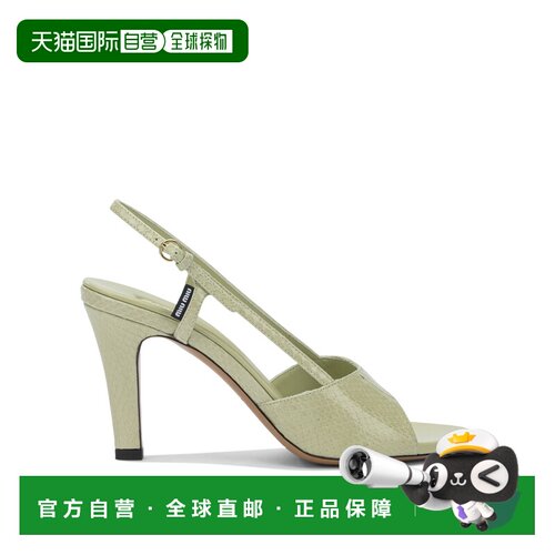 香港直邮MIU MIU 女士高跟鞋 5X547E0XPF0362F085 AW2025 绿色