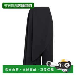 裙裤 香港直邮Alaia 裤 西装 AA9P02526T615 不对称羊毛阔腿裤