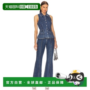 1h可退 香港直邮Self-Portrait 女士 牛仔连衣裤 RS24809PBL