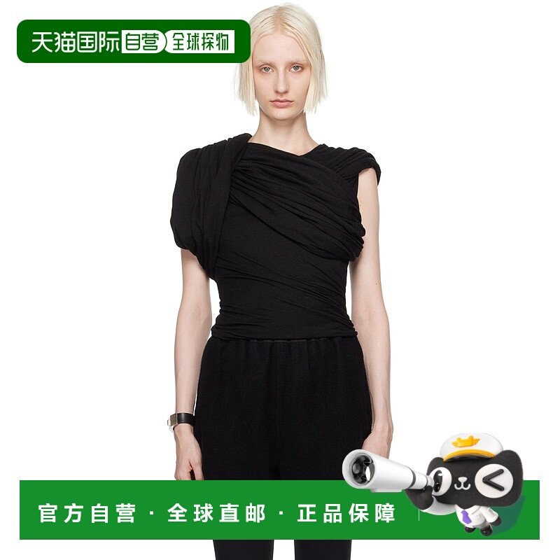 1h可退 香港直邮Rick Owens 不规则T恤 RP02D3201JR