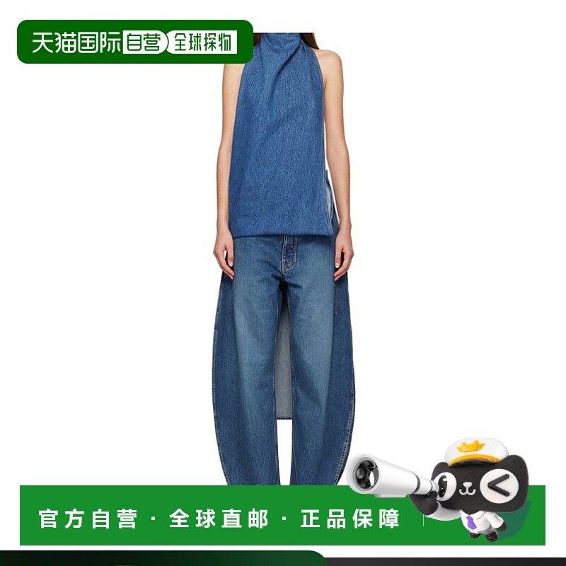 香港直邮Alaia 不对称罩衫 AA9H04736T536