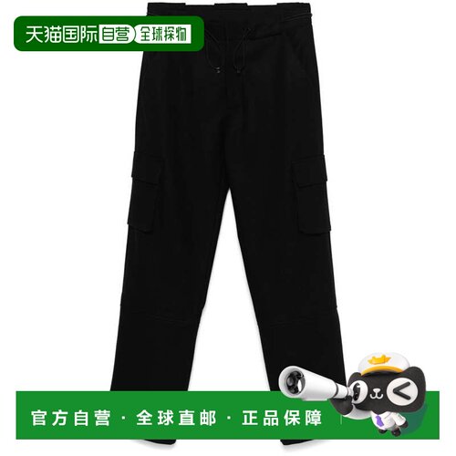 香港直邮GR10K 男士休闲裤  AG111049CA01 AW2024黑色工装卫裤