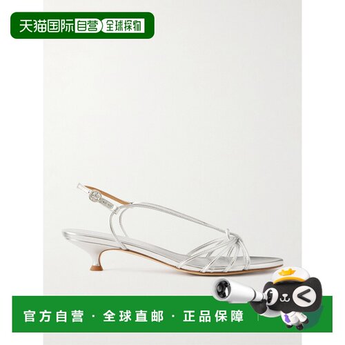 aeyde 女士 Amara 金属感皮质凉鞋 A11HS0662007007126Si