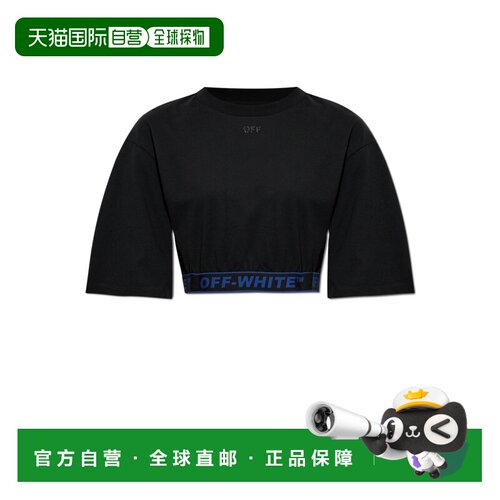 1h可退 香港直邮OFF-WHITE 女士T恤 2FA00610T0W013 AW2026 黑色