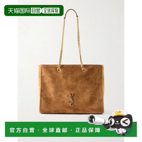 香港直邮Saint Laurent 圣罗兰 女士 Niki 购物绒面革肩包 871151