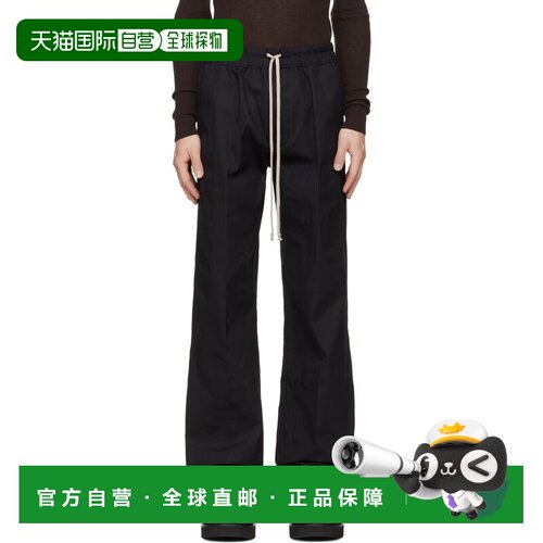 1h可退 香港直邮rick owens 瑞克 欧文斯 男士 黑色 Tower Dietri