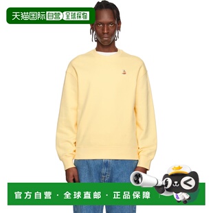 香港直邮MAISON KITSUNE 男士 黄色 Dreaming Fox Comfort 套头衫
