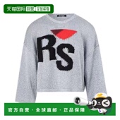 香港直邮Raf 灰色针织毛衣 Simons 西蒙 1h可退 男款 拉夫 男士