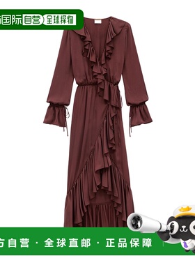 香港直邮Saint Laurent 褶饰连衣裙 814446Y720W