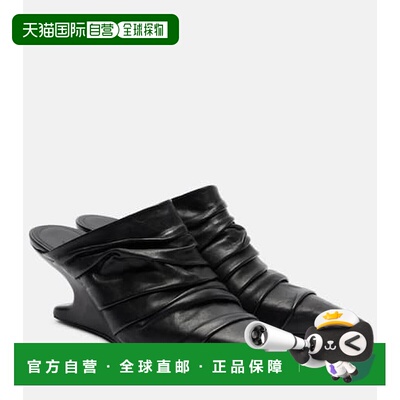 香港直邮rick owens 瑞克 欧文斯 女士 Cantilever 60 皮质凉拖