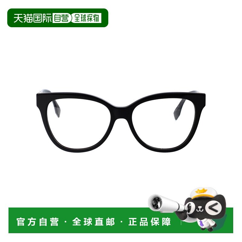 1h可退 香港直邮FENDI 女士眼镜 FE50093I001 AW2025 白色 几何框