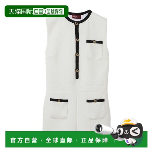 自营1h可退 Gucci 无袖连体裤 784880ZAQHX套装