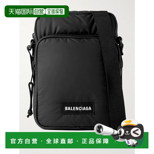 香港直邮Balenciaga 巴黎世家 男士 黑色 Explorer 斜挎包 719036