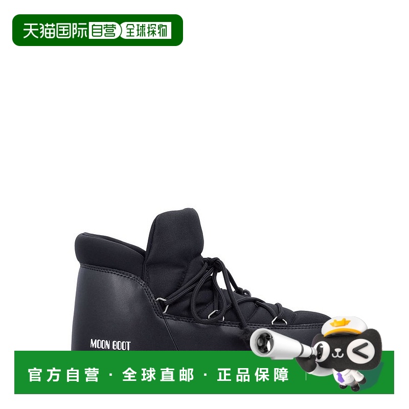 1小时内可退 香港直邮Moon Boot 月亮靴 女士 Icon 徽标印花系带