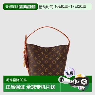 自营1h可退 欧洲直邮LV/路易威登 女士棕色老花帆布手提包新款高