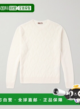 1h可退 Herno 男士 羊绒毛衣 MG00028UR71036 white白色