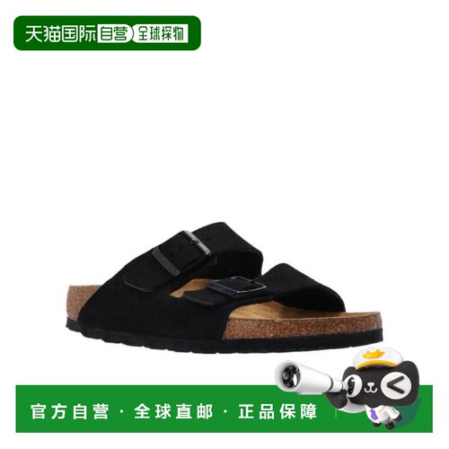 香港直邮Birkenstock logo标志厚底凉拖鞋凉鞋 951323BLACK