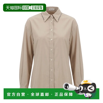 1h可退 香港直邮BRUNELLO CUCINELLI 女士衬衫 M0091M1O06C7498 A