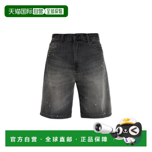 1h可退 香港直邮CARHARTT WIP 男士短裤 I037028089EJ AW2026 黑