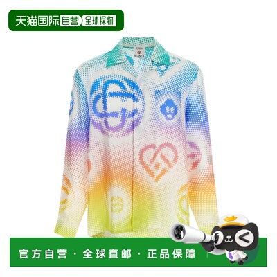 1h可退 香港直邮Casablanca 男士 'Halftone Logo' 衬衫 MSP26SH0