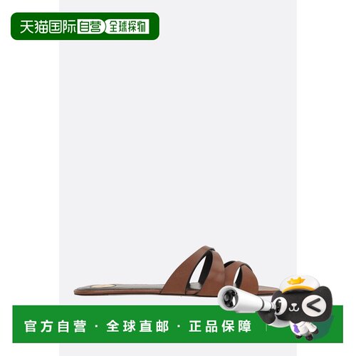 1h可退 香港直邮SaintLaurent圣罗兰CHANDELLE女士穆勒鞋凉鞋凉拖