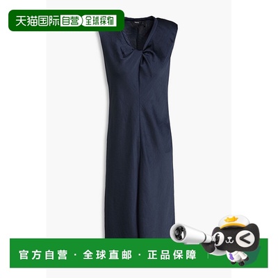 1h可退 香港直邮THEORY 希尔瑞 女士 crinkled-stain 扭曲连衣裙