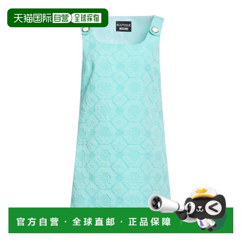 香港直邮moschino 女士 短款连衣裙 green绿色 舒适时尚
